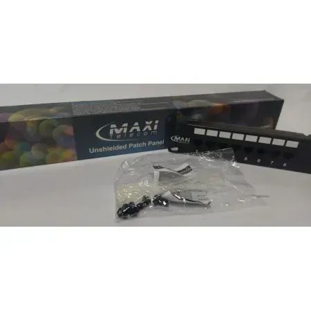 Patch Panel Maxi Telecom CAT5 24 Portas MTP-1024 - Rack 19"