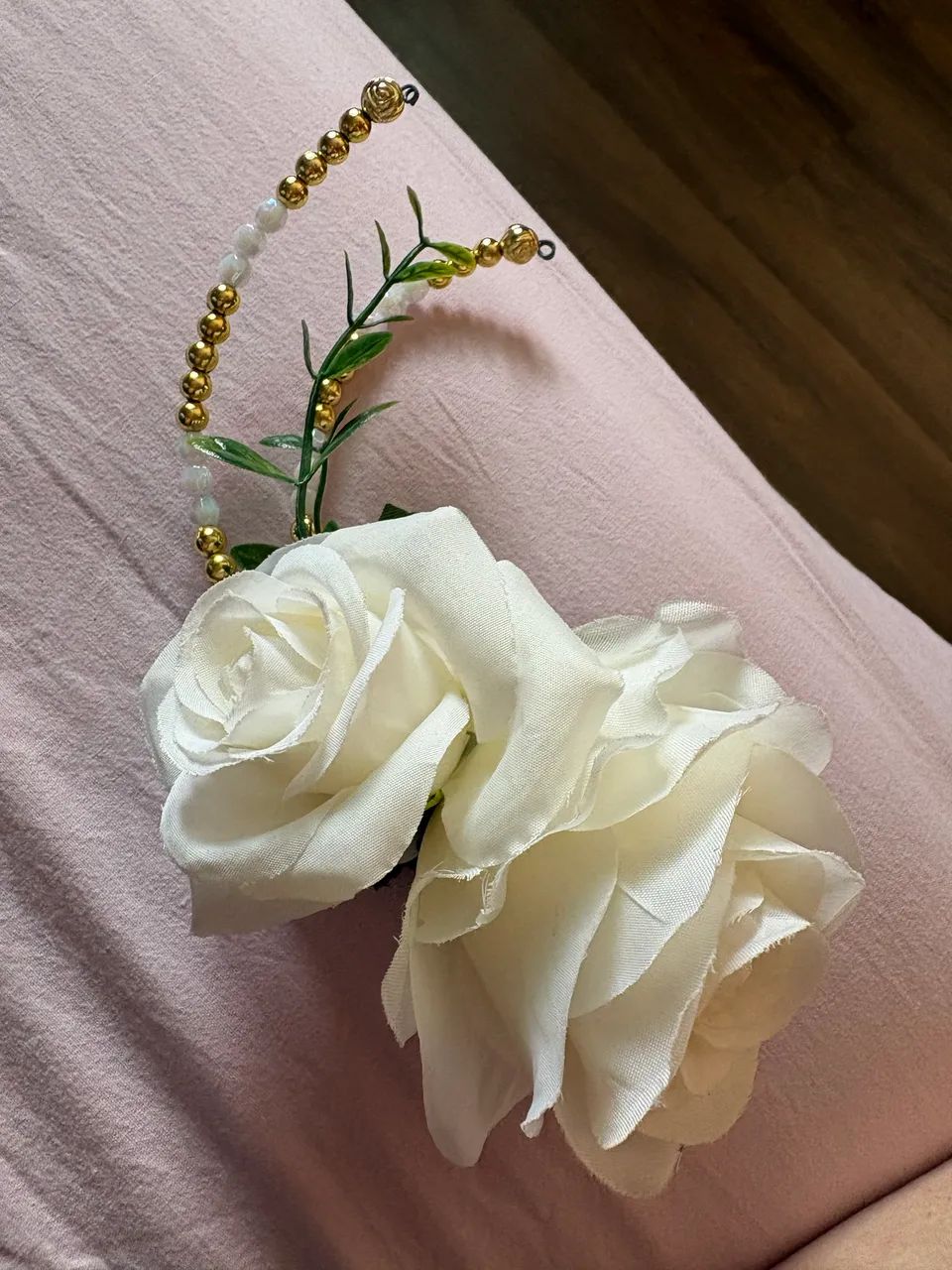 Vestido branco + acessório cabelo - Foto 3