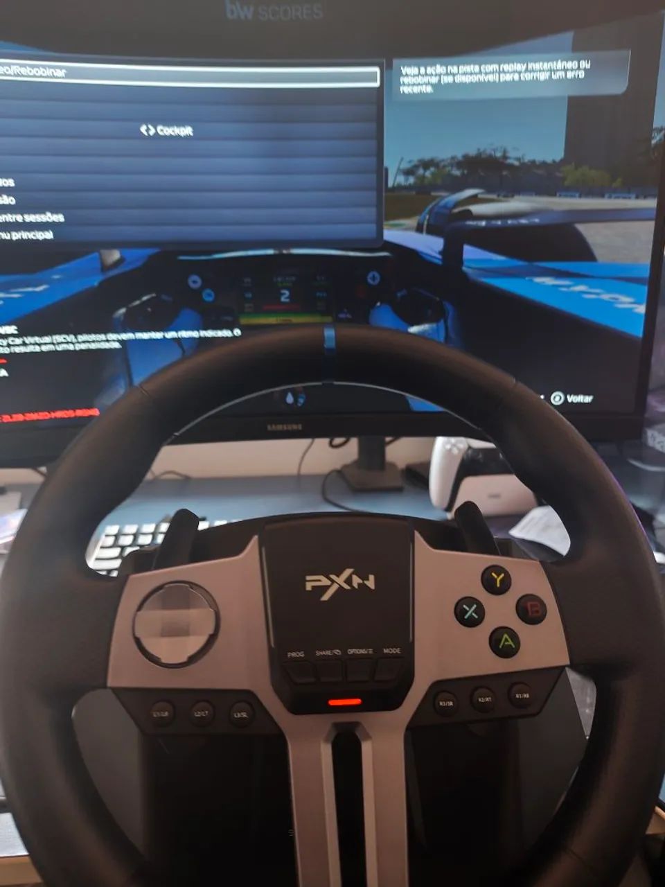 Volante PXN para Pc e consoles