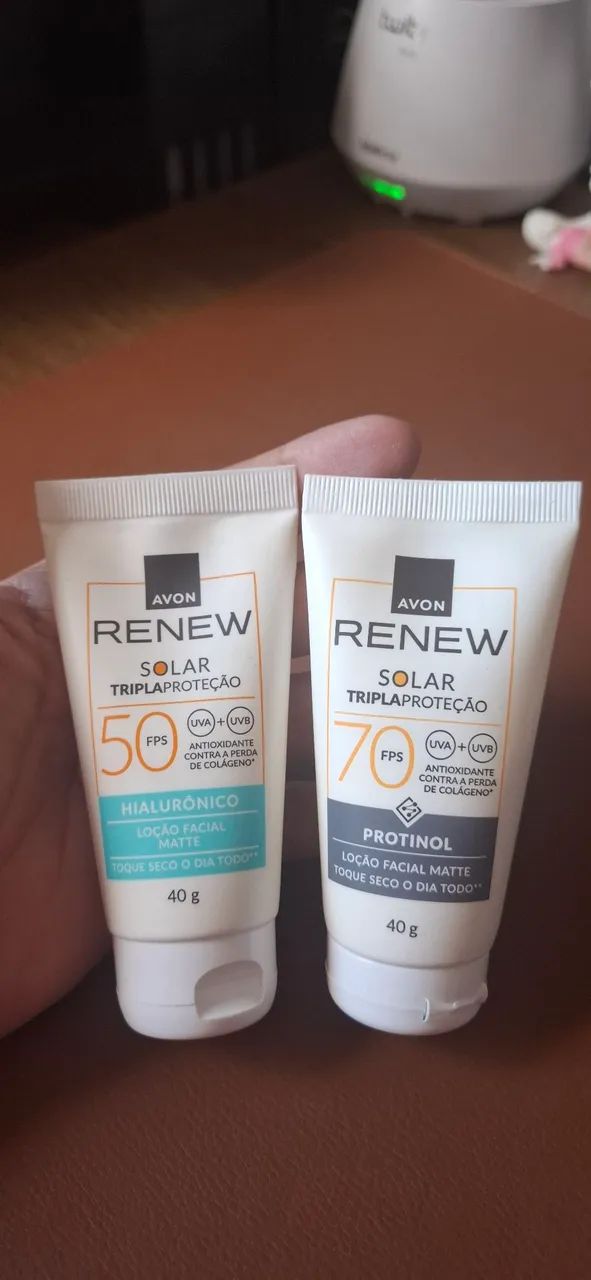 Protetor solar facial Avon
