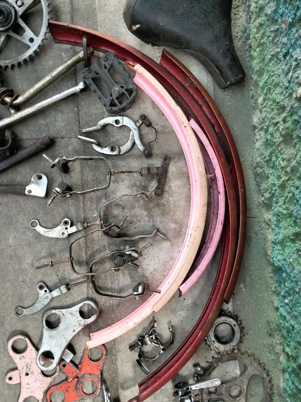 Peças de bicicleta antiga - Foto 4