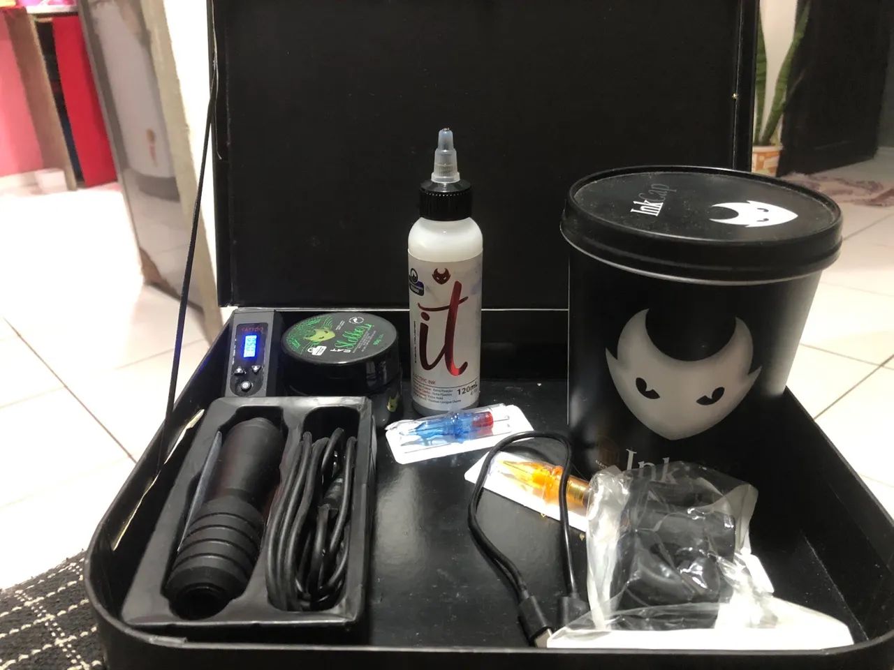 Kit máquina de tatuagem 