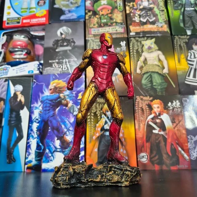 Action Figure Iron Man (Marvel)® 22 cm | Estatueta Colecionável - Foto 4