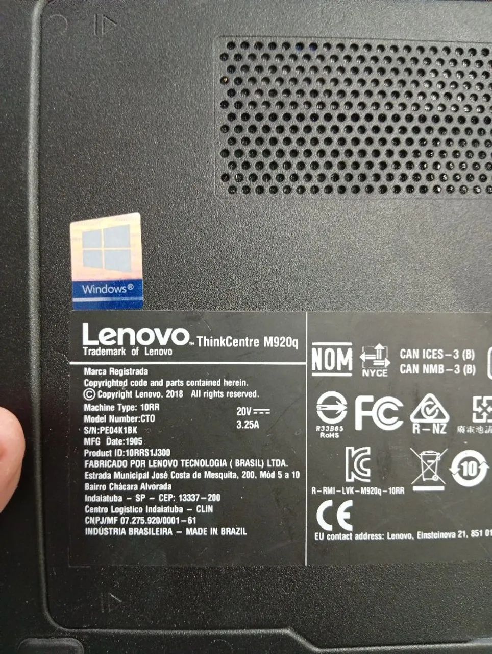 Lenovo M920q 