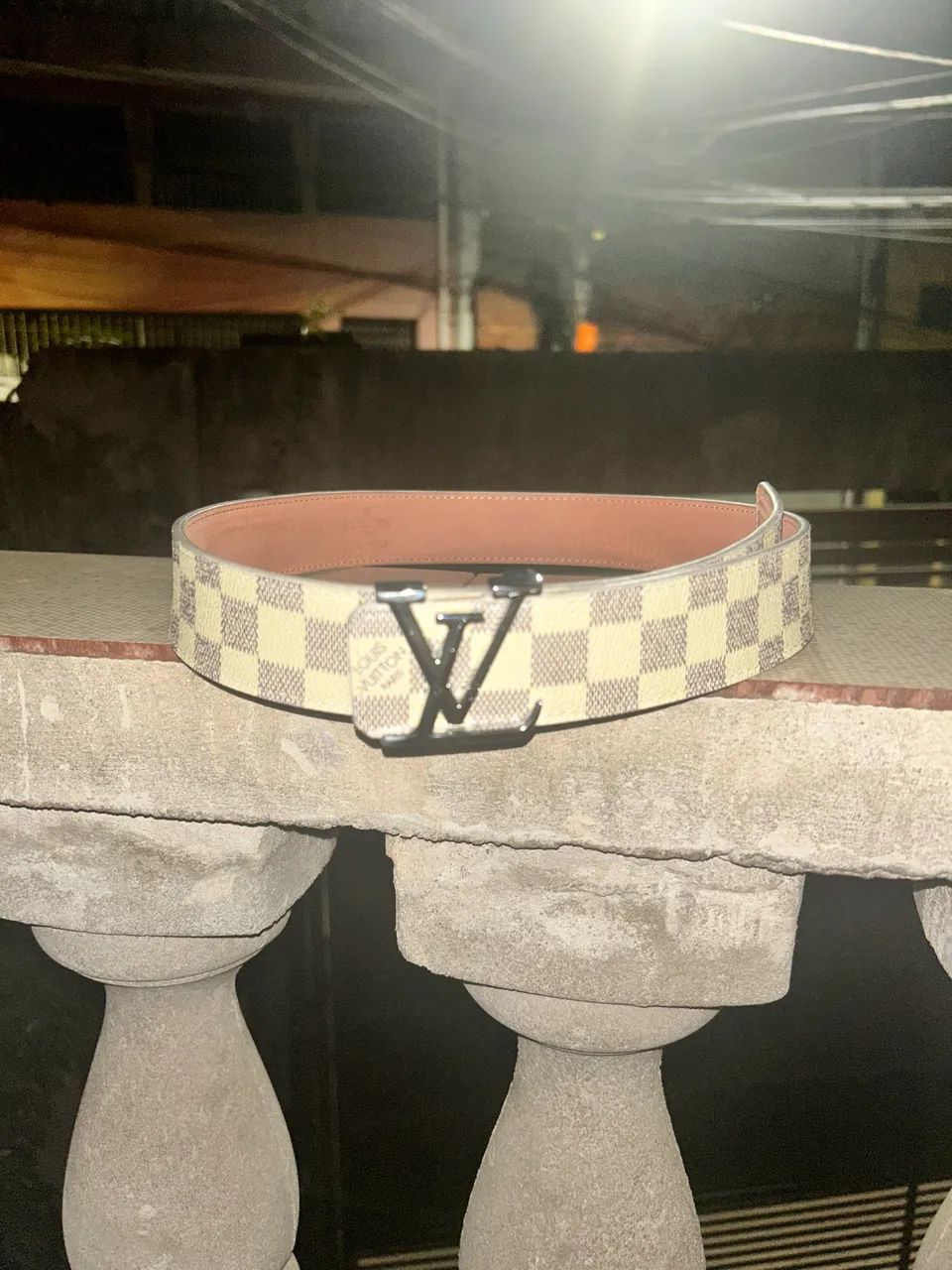 Cinto Louis Vuitton bege - Foto 2