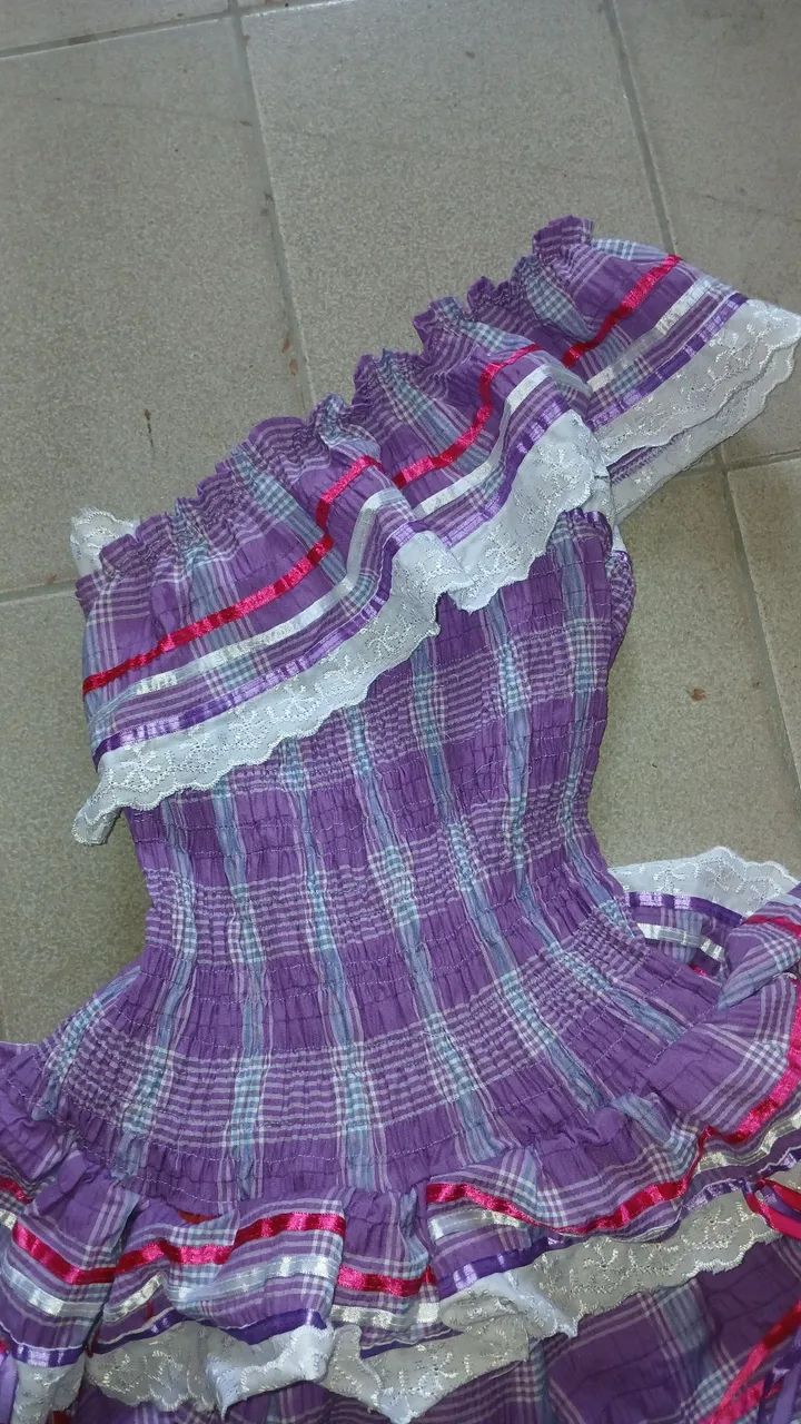 Vestido junino (Tamanho G/GG) - Foto 3