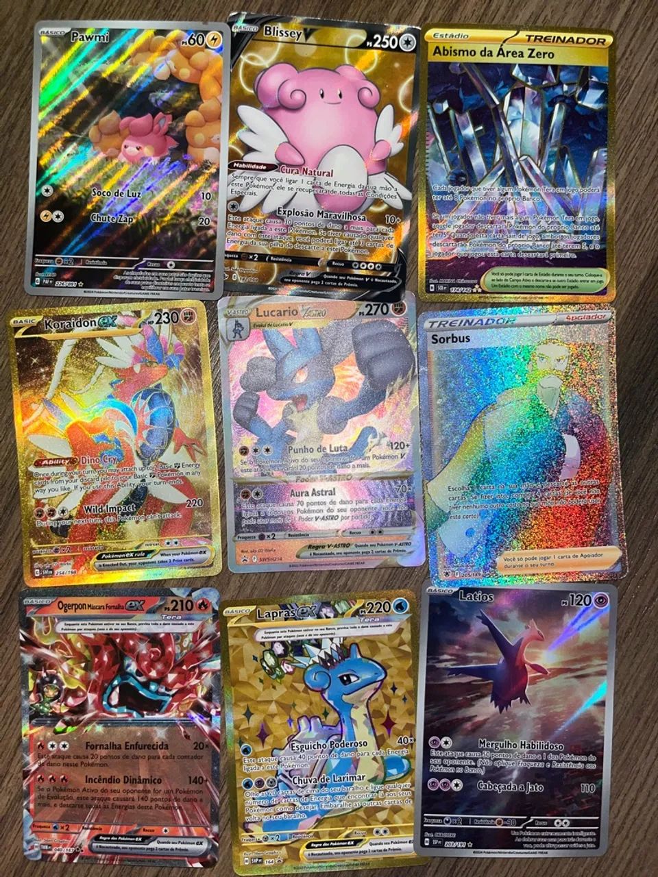 Cartas Pokémon raras pra escolher - Foto 3