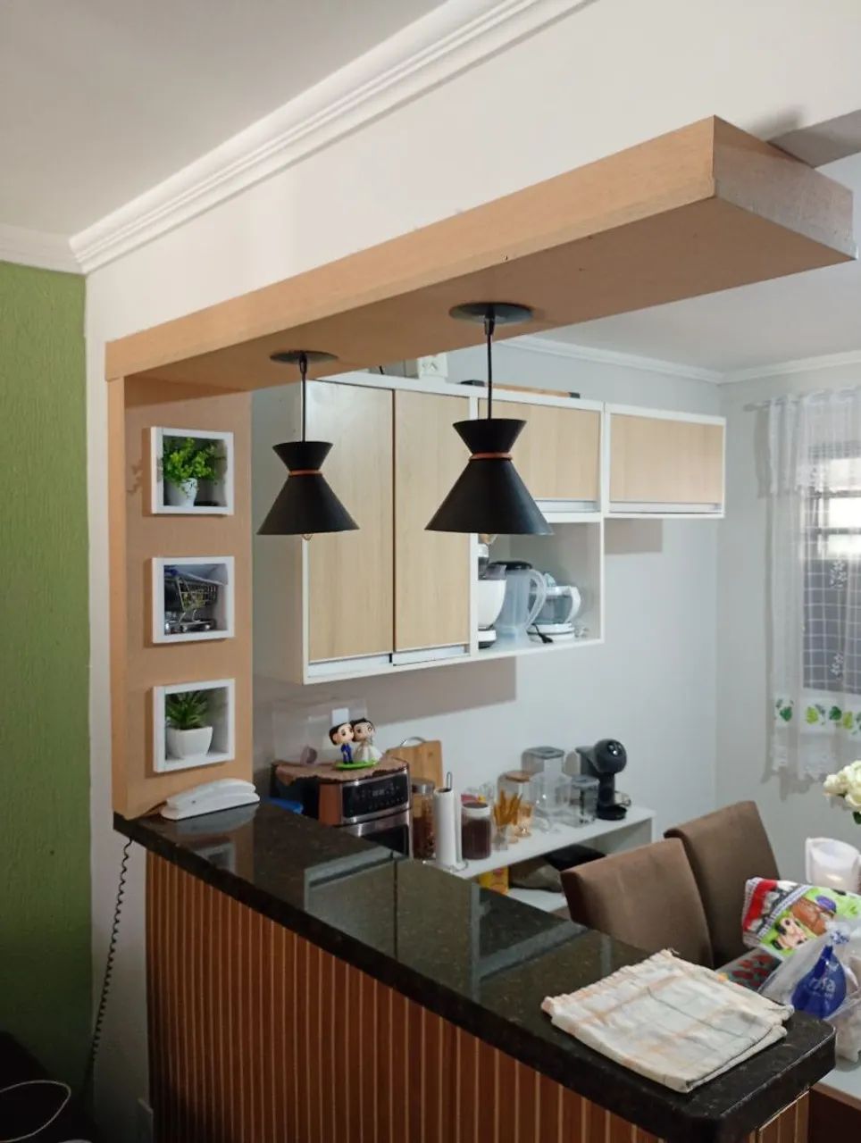 Lustre MDF com lustre  - Foto 2