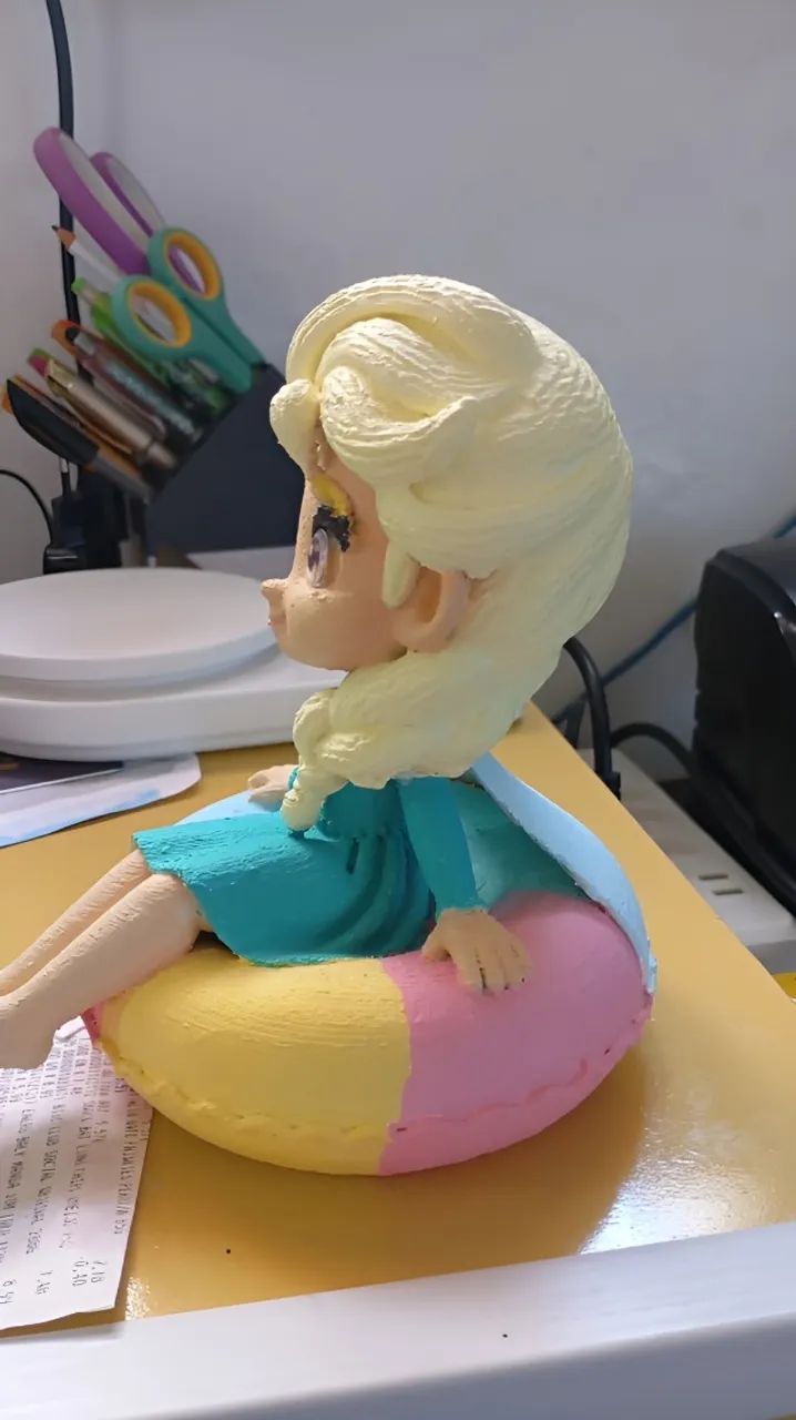Elsa - Frozen Action Figure Estilizada - Foto 3