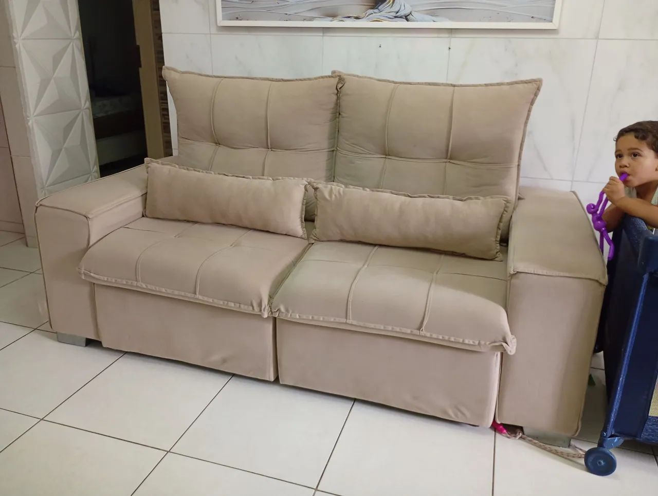 Sofá retrátil reclinável  - Foto 2