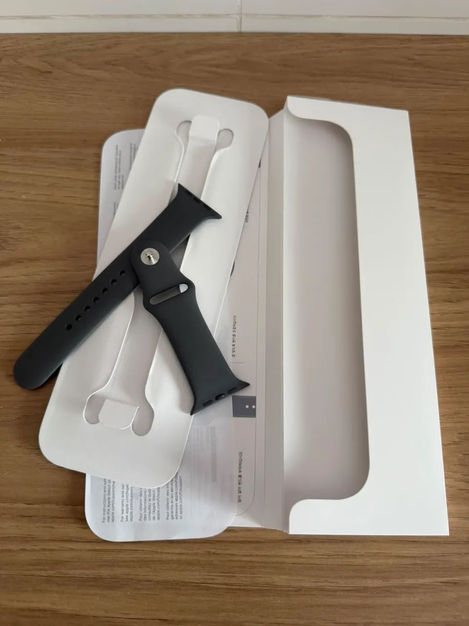 Pulseira Apple Watch Sport Band Original - Cinza - Tamanho Grande (M/L)