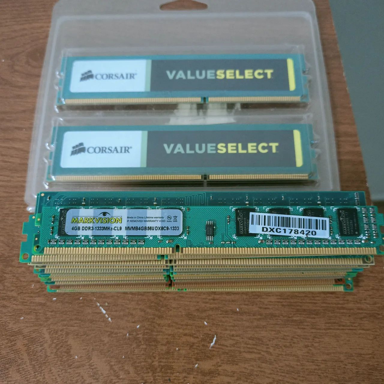 Lote de memórias RAM e Processadores para PC - Foto 3