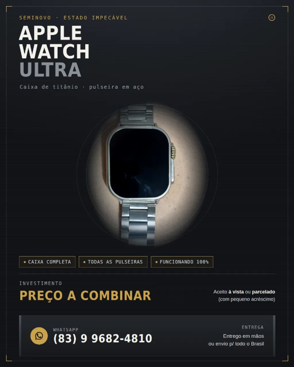 Smartwatch Howear HW Ultra 2 (Gift Set 8 in 1)