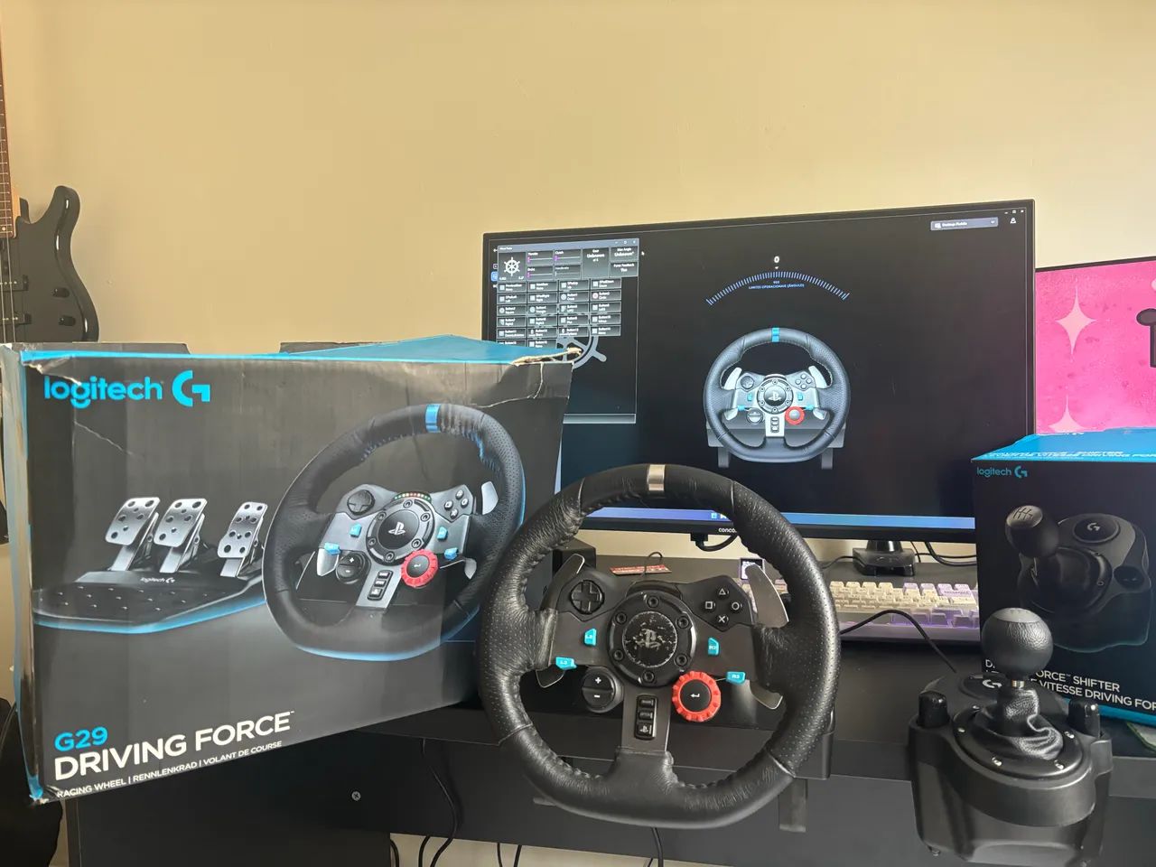 Logitech G29 com câmbio 