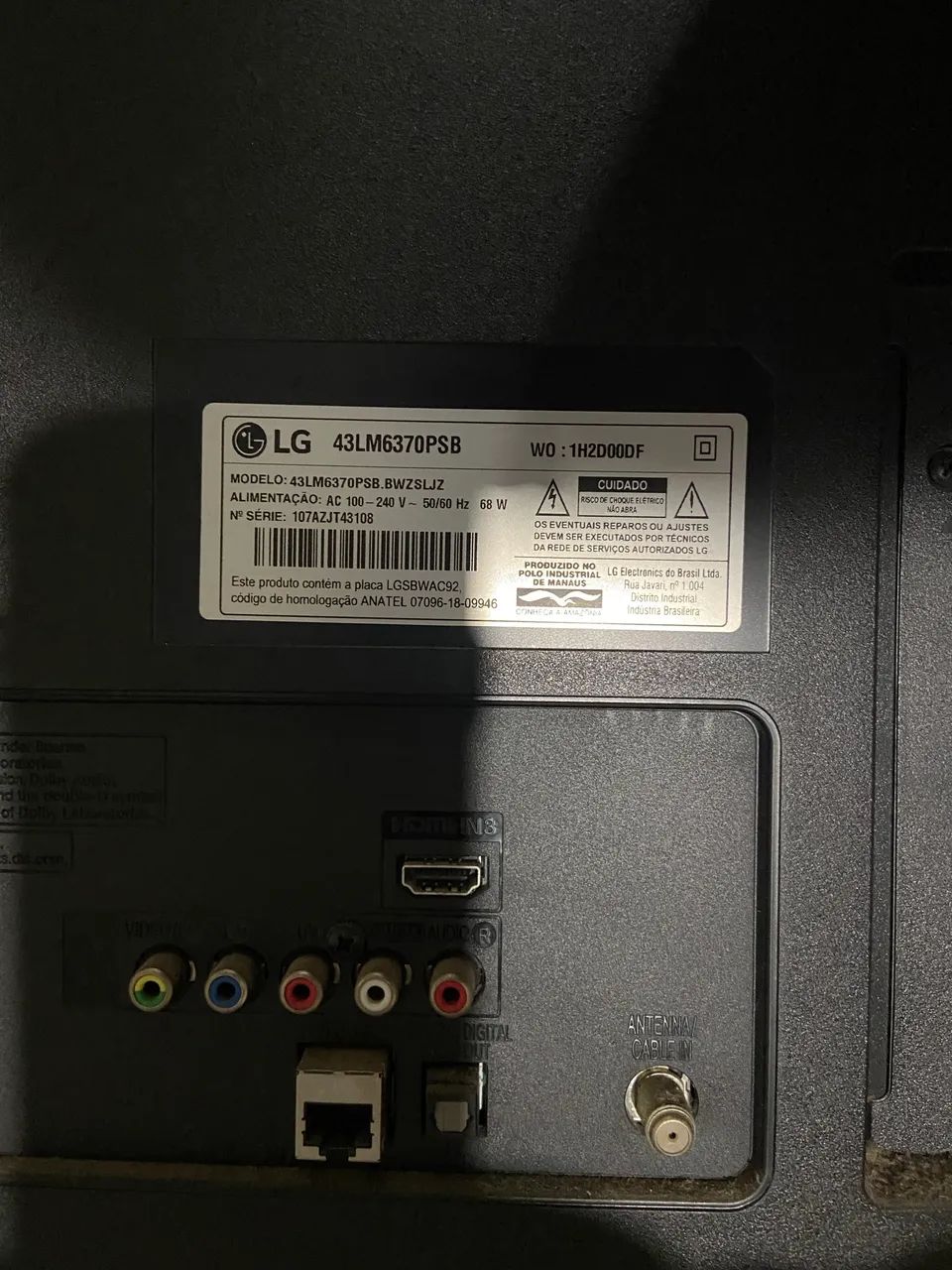 Televisão LG smart 43? com defeito na tela  - Foto 2