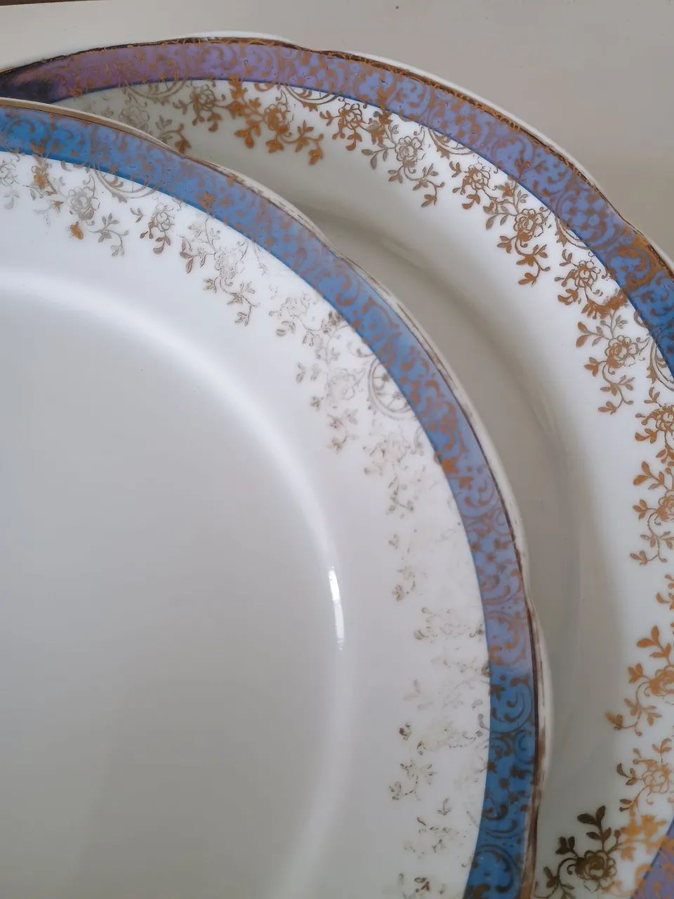 Pratos antigos de porcelana  - Foto 5