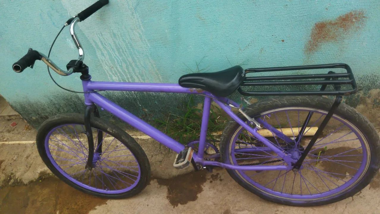 Bicicleta aro 26 roxa