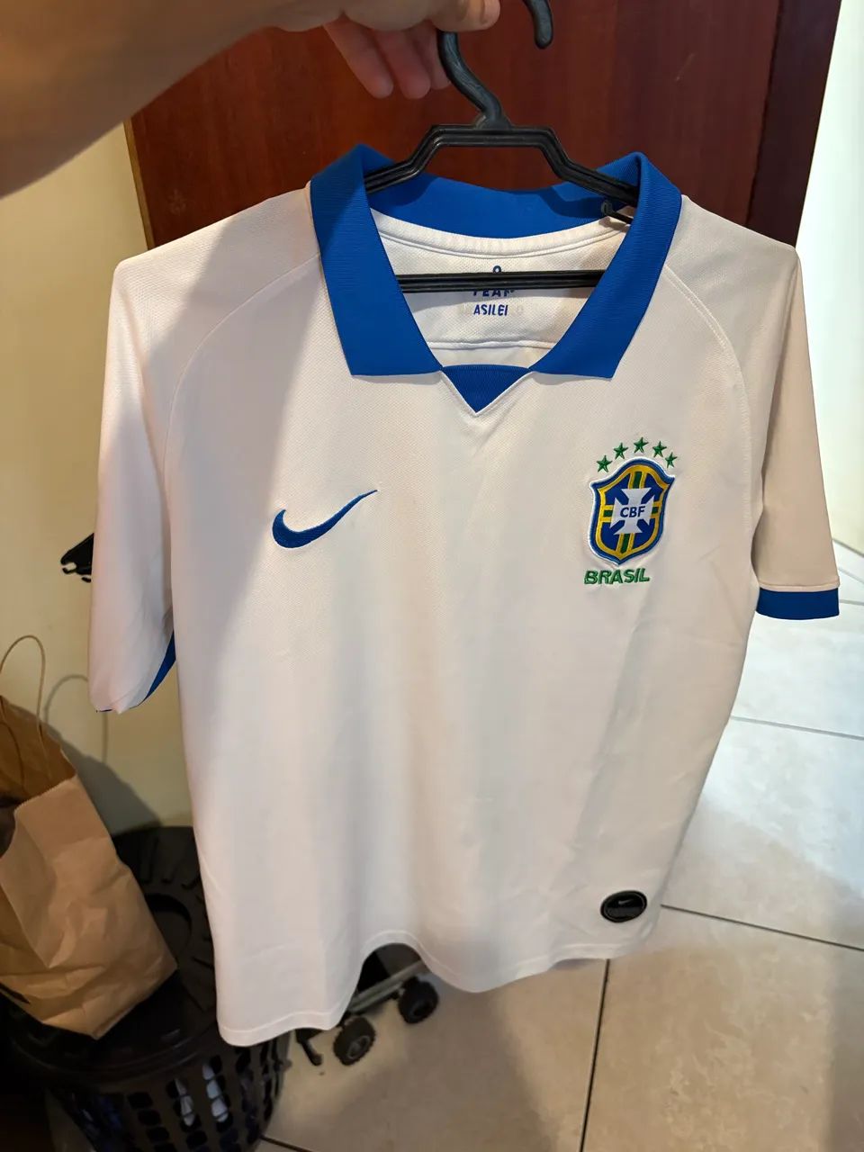 Camisa Nike Brasil III Branca 19/20 Torcedor Masculina