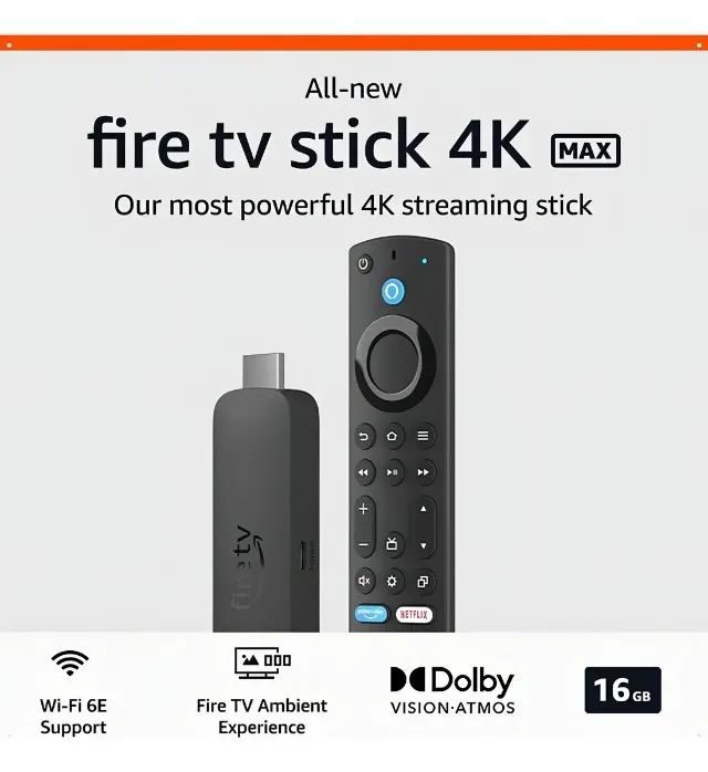 Amazon fire tv stick 4k max 16gb sistema Android Lacrados - Foto 4