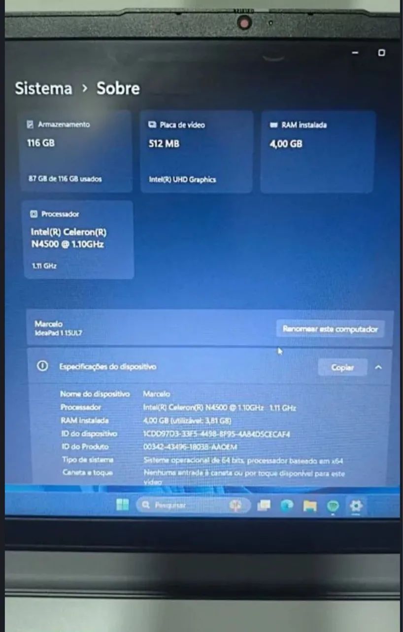Vendo notebook Lenovo - Foto 3