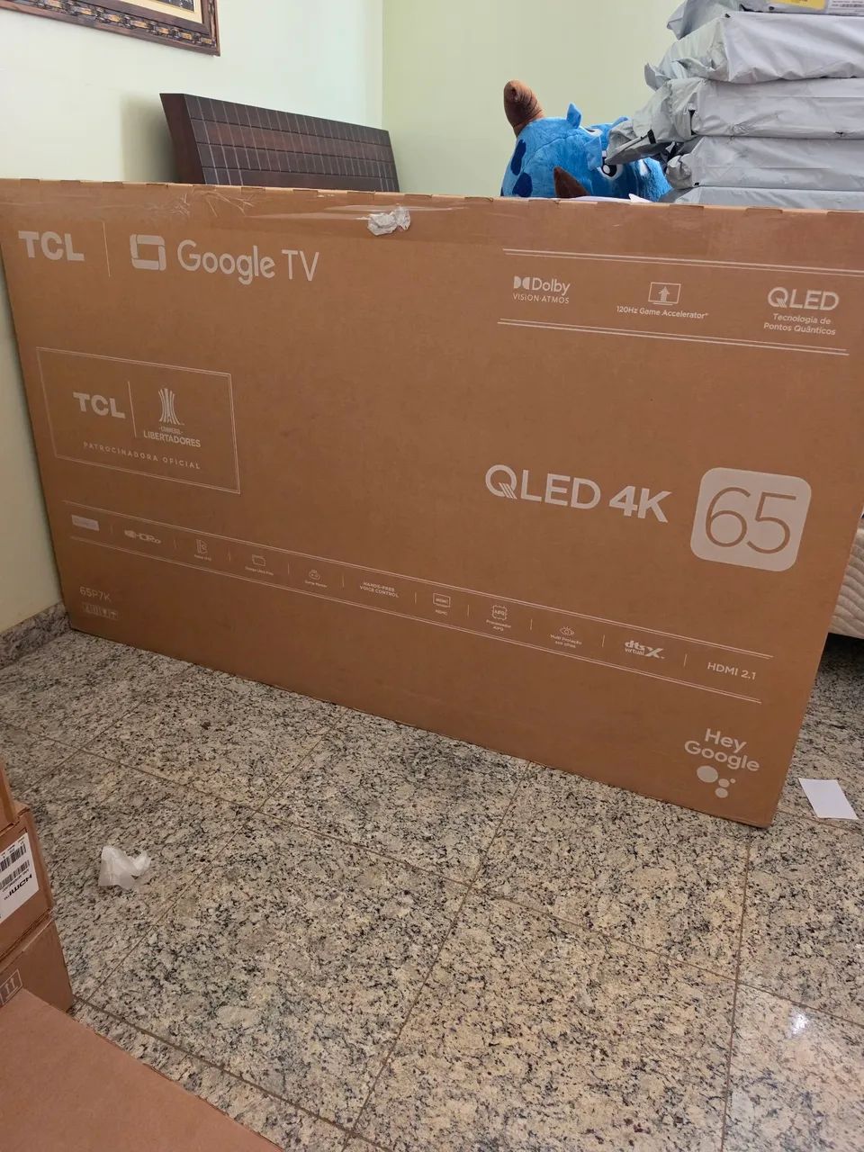 TV TCL 65" Qled P7K (Nova)