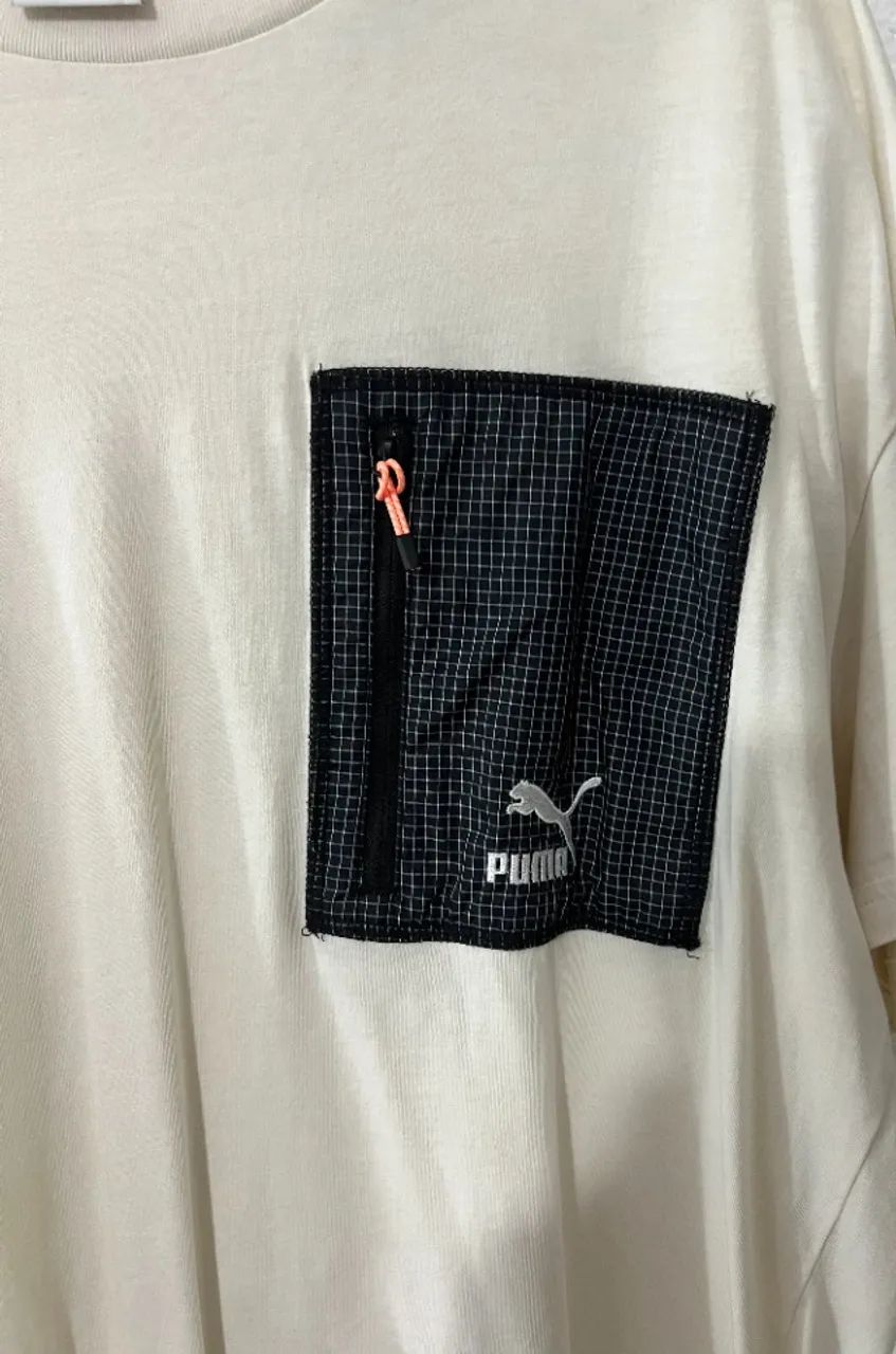 Camiseta Puma Oversized com Bolso - Foto 2