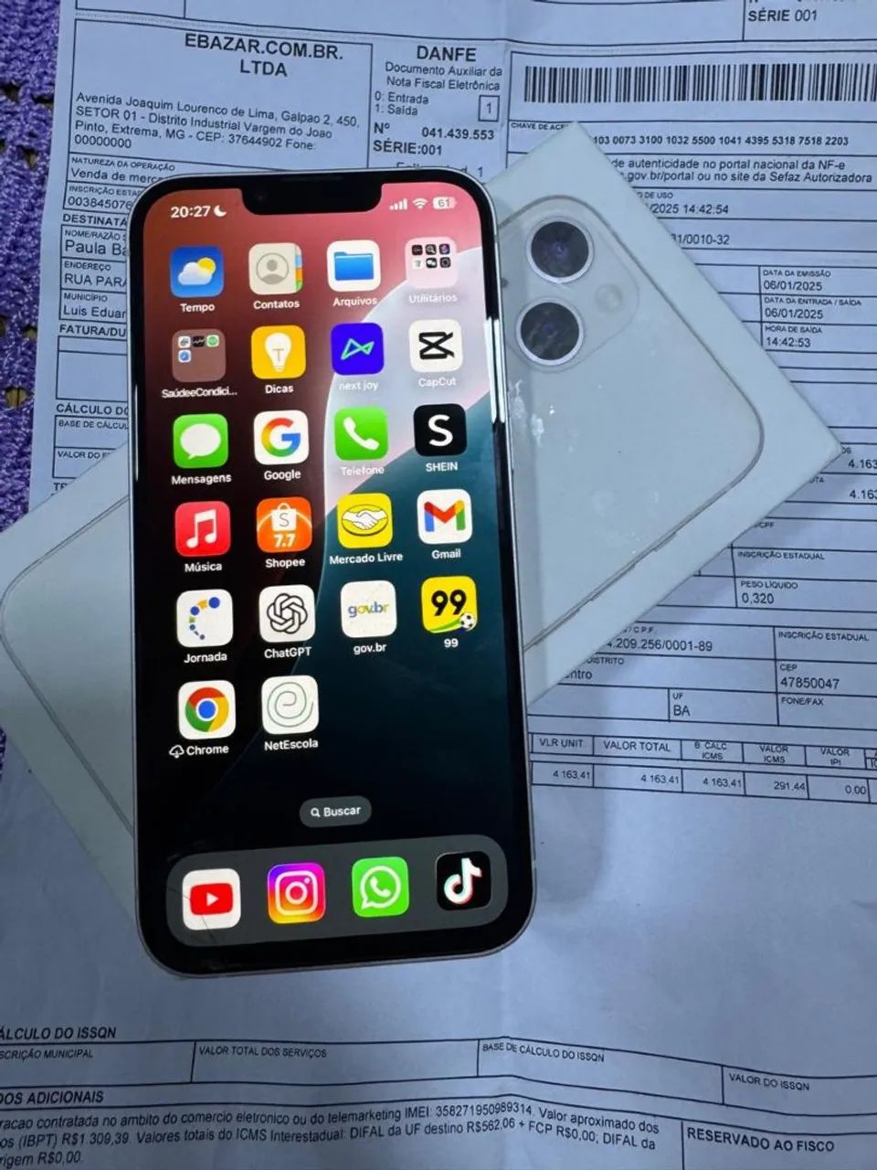 Vendo iPhone 13 128 gigas . Celular impecável.  - Foto 3