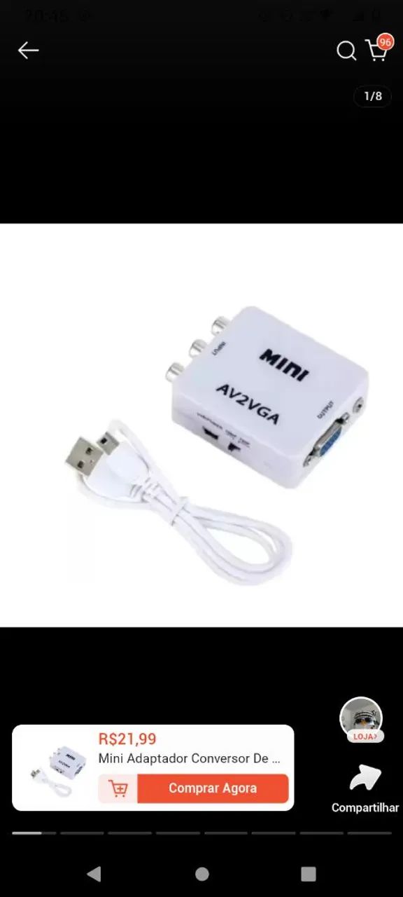 Converso ( VGA pra AV ) - Foto 3