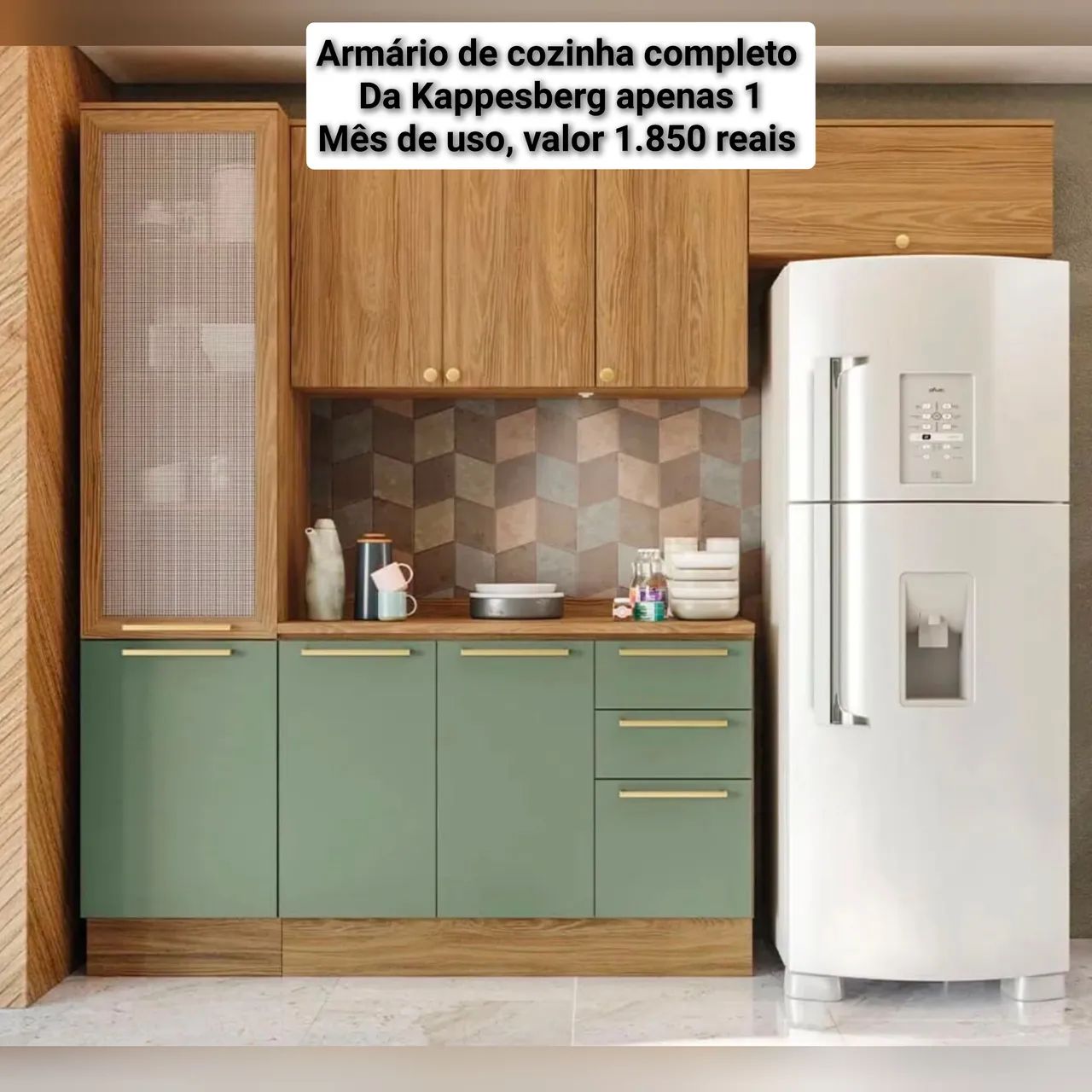 Vendo dois armários de cozinha completo seminovos  - Foto 2