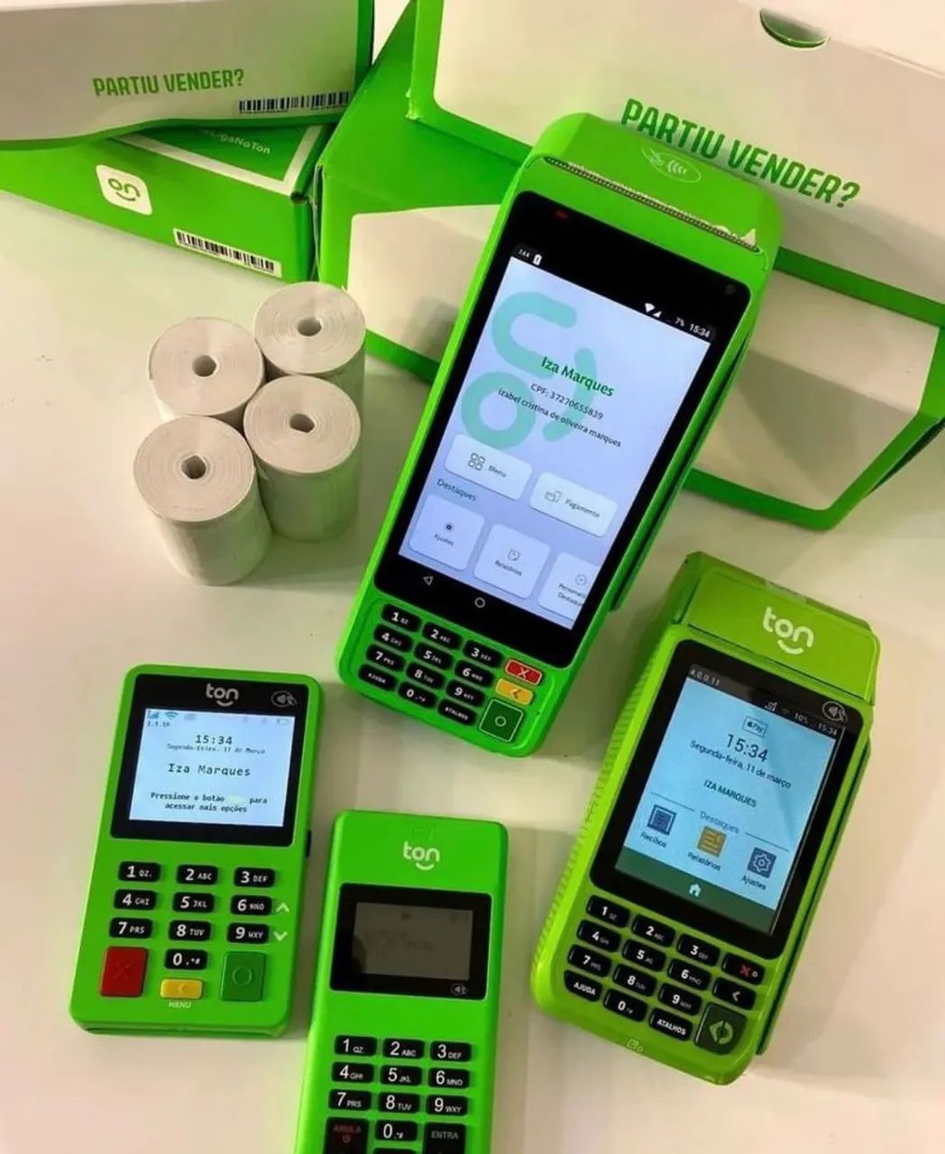 Máquina de cartão de crédito