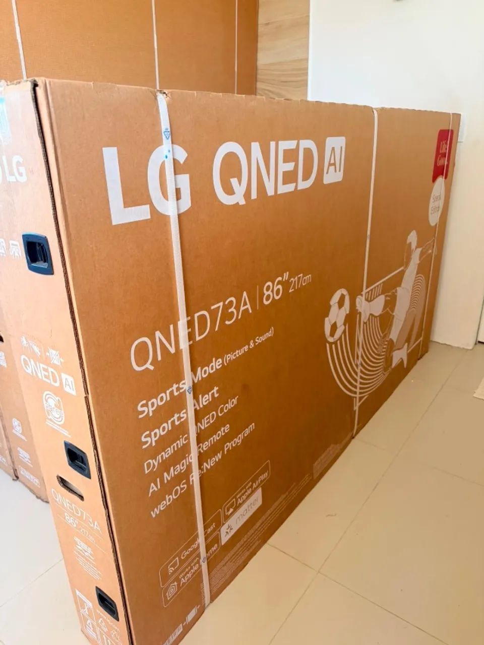 Smart TV LG 86 Polegadas QNED | Lacrada | Nota Fiscal 