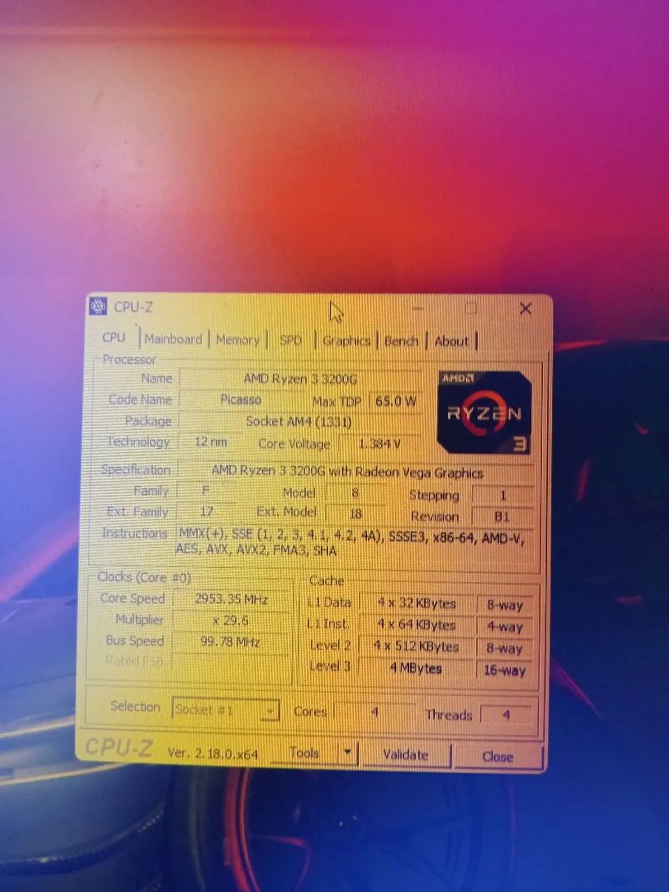 PC Ryzen 3 3200G | ASUS A320M-K | Funcionando Perfeitamente