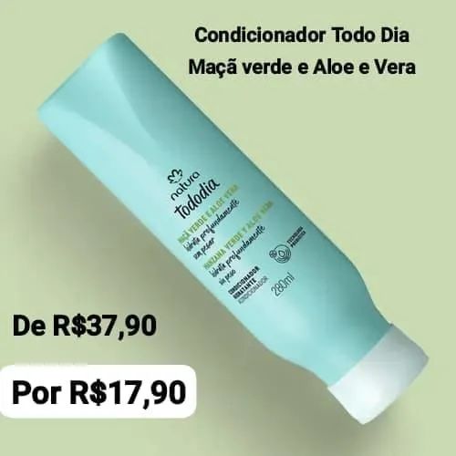 Condicionador Todo Dia Natura Maçã verde e Aloe e vera 