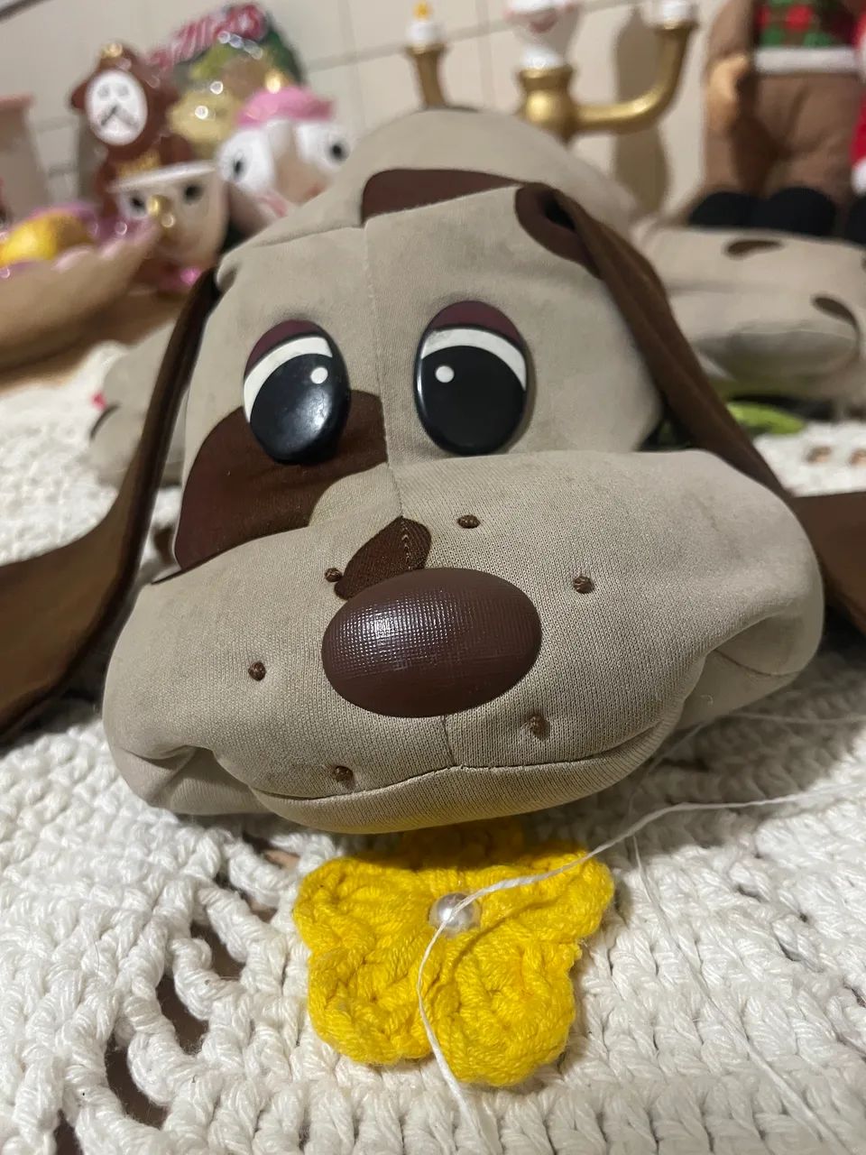 Boneco cachorro antigo snif snif