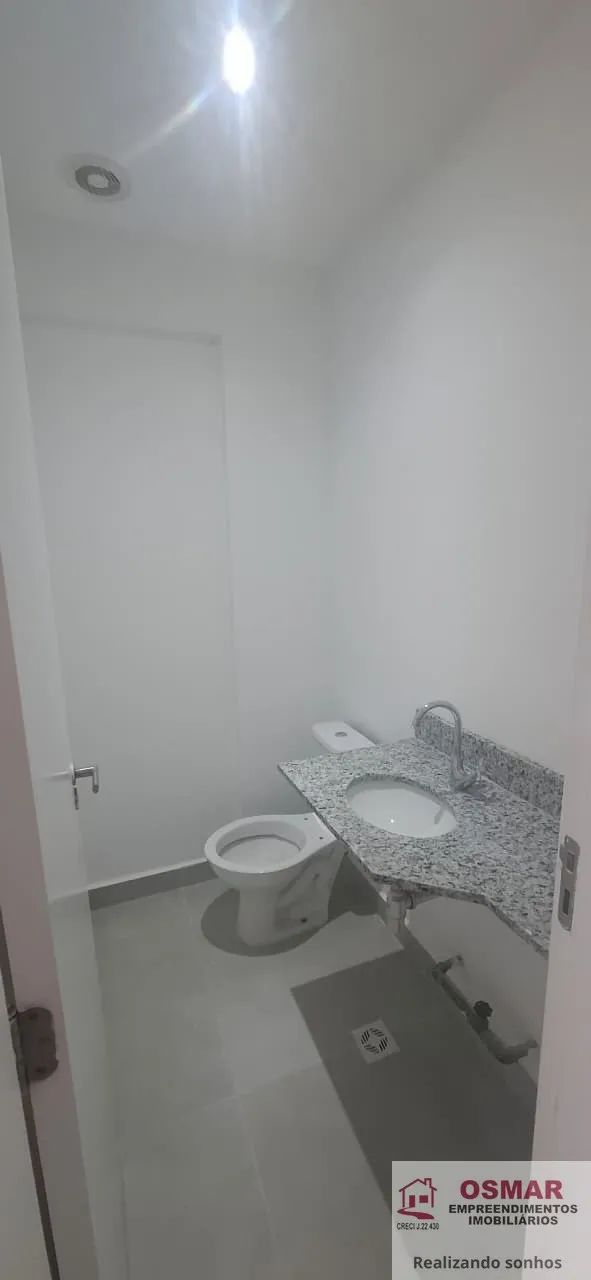 Sala Comercial para Locação na Vila Mathias, Santos-SP: 1 Sala, 1 Banheiro, 42m² de Área.  - Foto 4