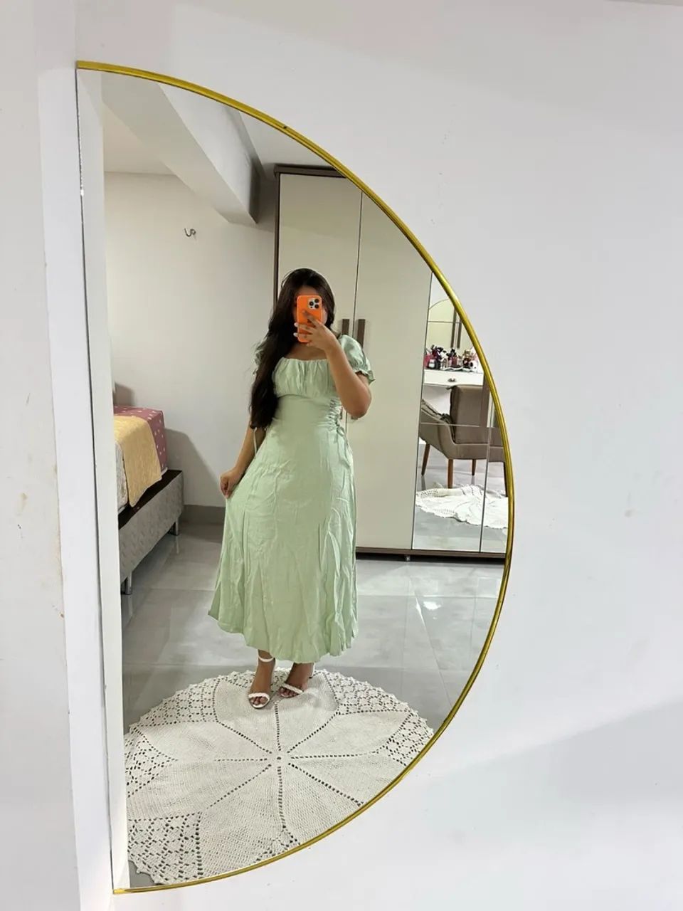 Vestido  Verde-Lima ? Elegante e Feminino 