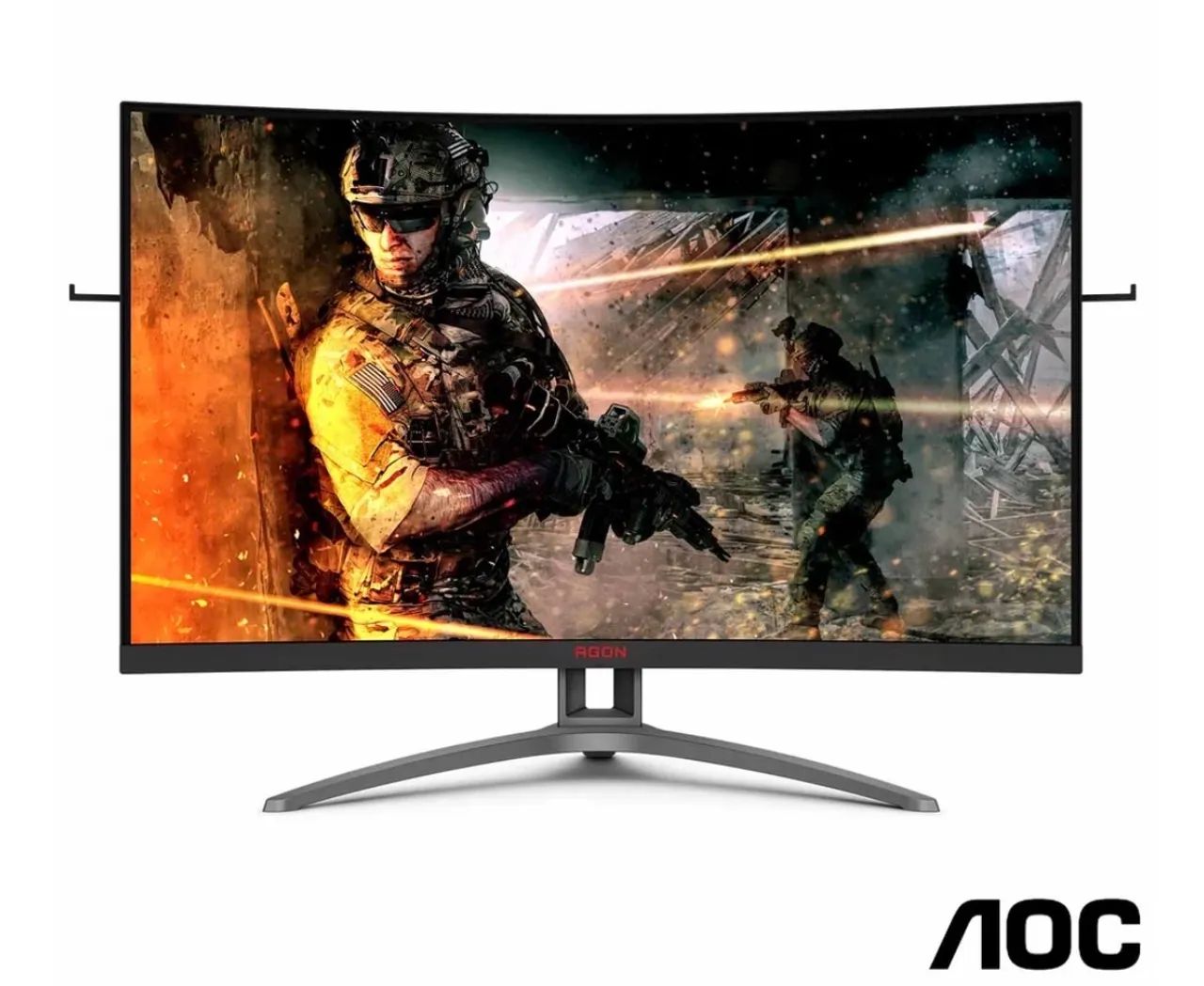 Monitor Gamer AOC Agon Curved, 31.5 Polegadas, LED, 165hz - Foto 4