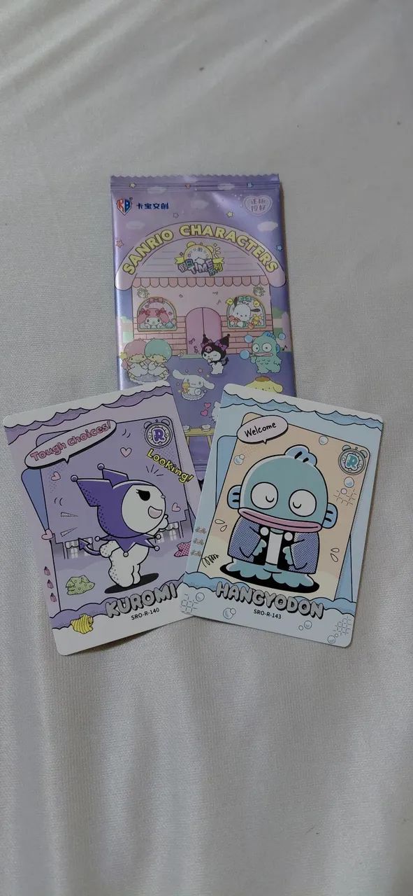 Cartas Colecionáveis Personagens da Sanrio