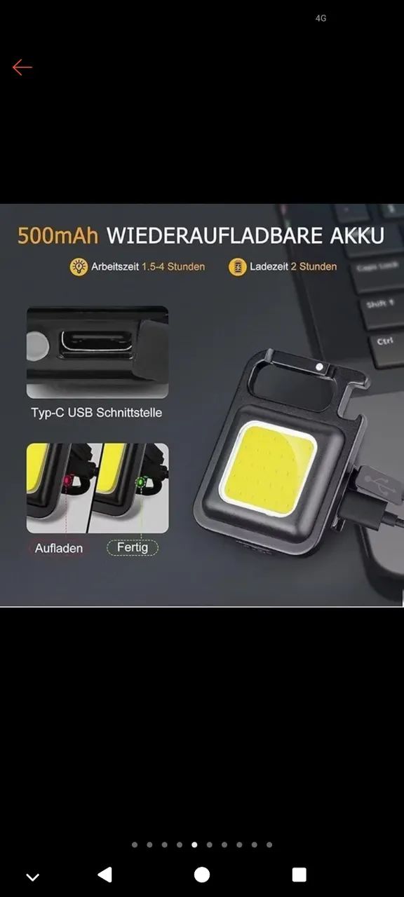 led usb cob - Foto 5