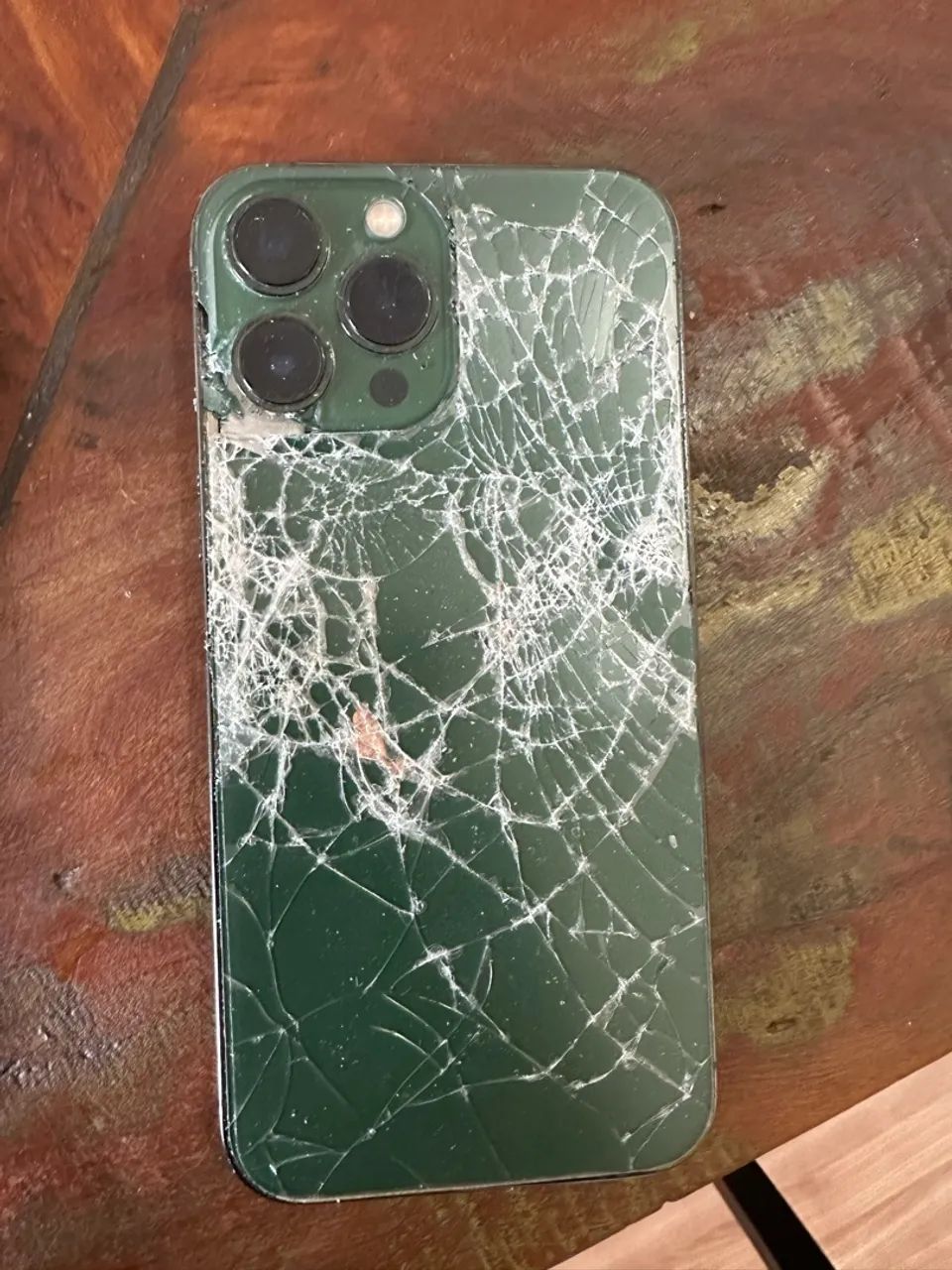 Carcaça iPhone 13 Pro Max Verde Original para Retirada de Componentes Internos - Foto 4
