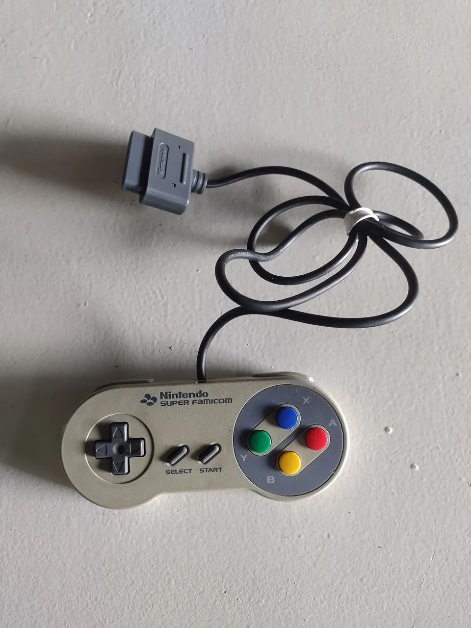 CONTROLE DE SUPER NINTENDO ORIGINAL MODELO FAMICOM 