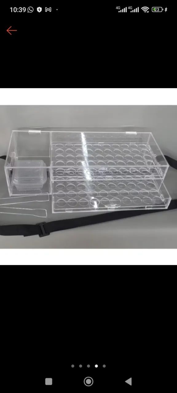 Expositor com divisórias 