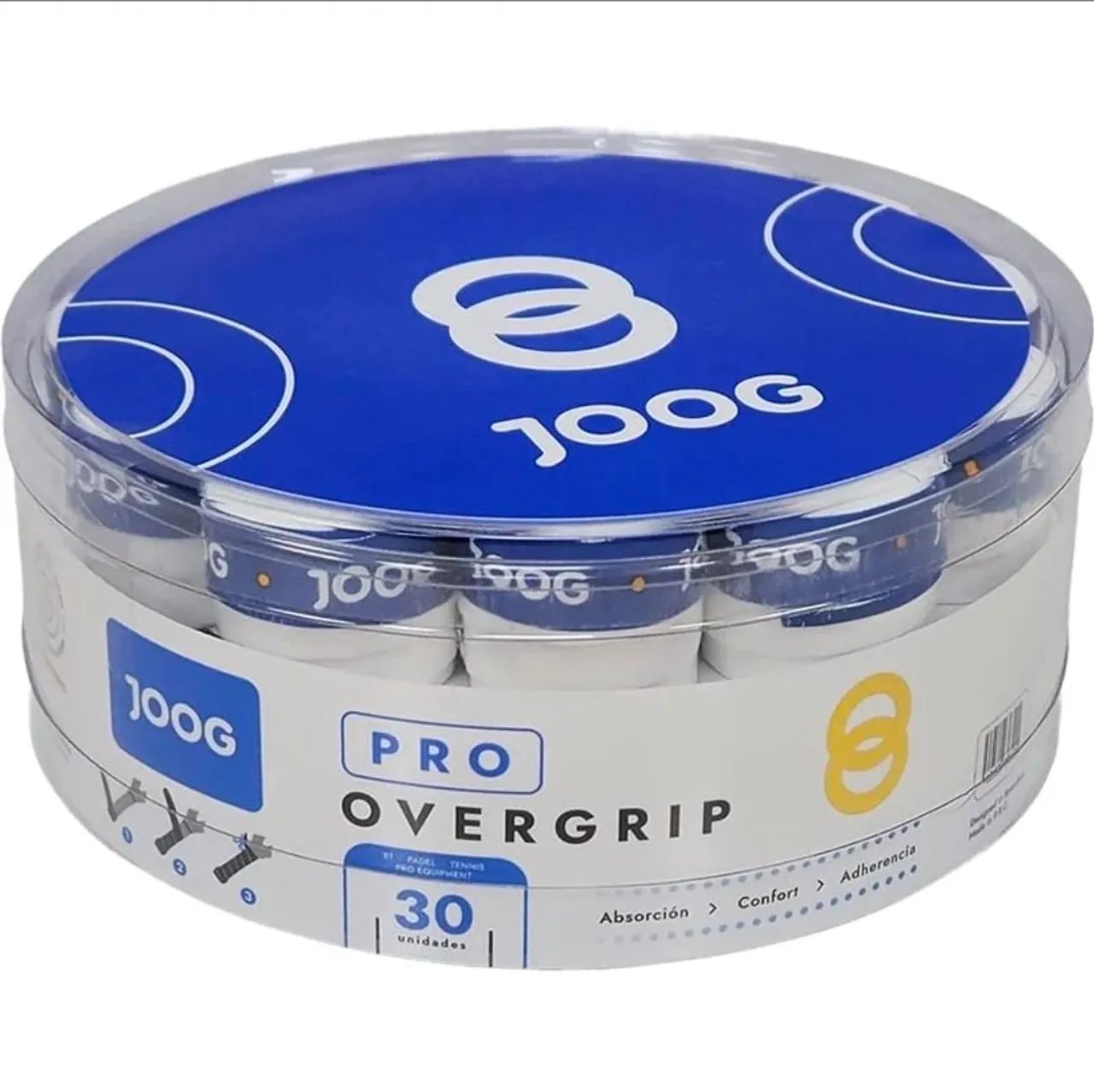 Overgrip Joog Branco (kit 3 unid.) - Foto 4