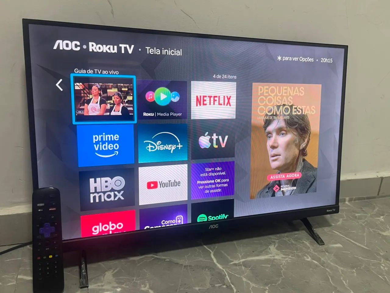 Tv smart 32 polegadas Roku