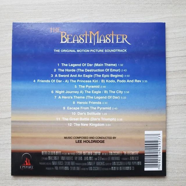 CD The Beastmaster: The Original Motion Picture Soundtrack - Foto 2