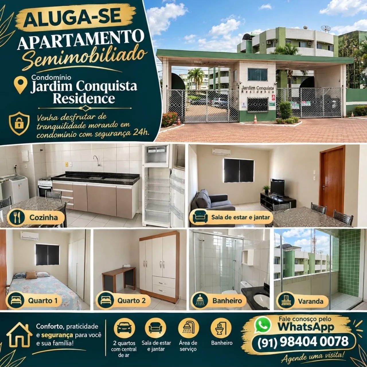 Apto  Semimobiliado em Paragominas 