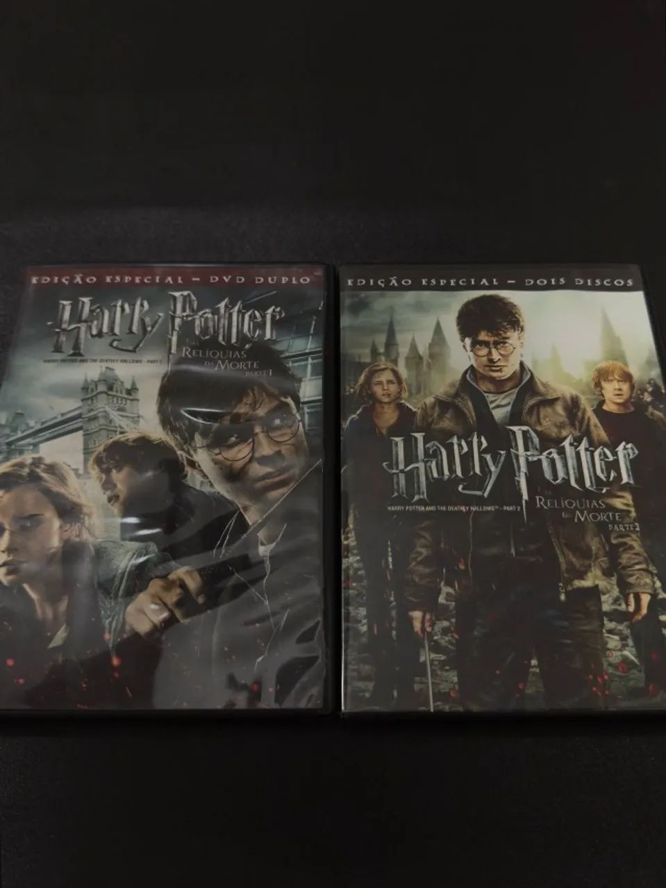 COLEÇÃO COMPLETA HARRY POTTER EM DVD 2 BOX SETS 11 DISCOS 8 FILMES - Foto 5