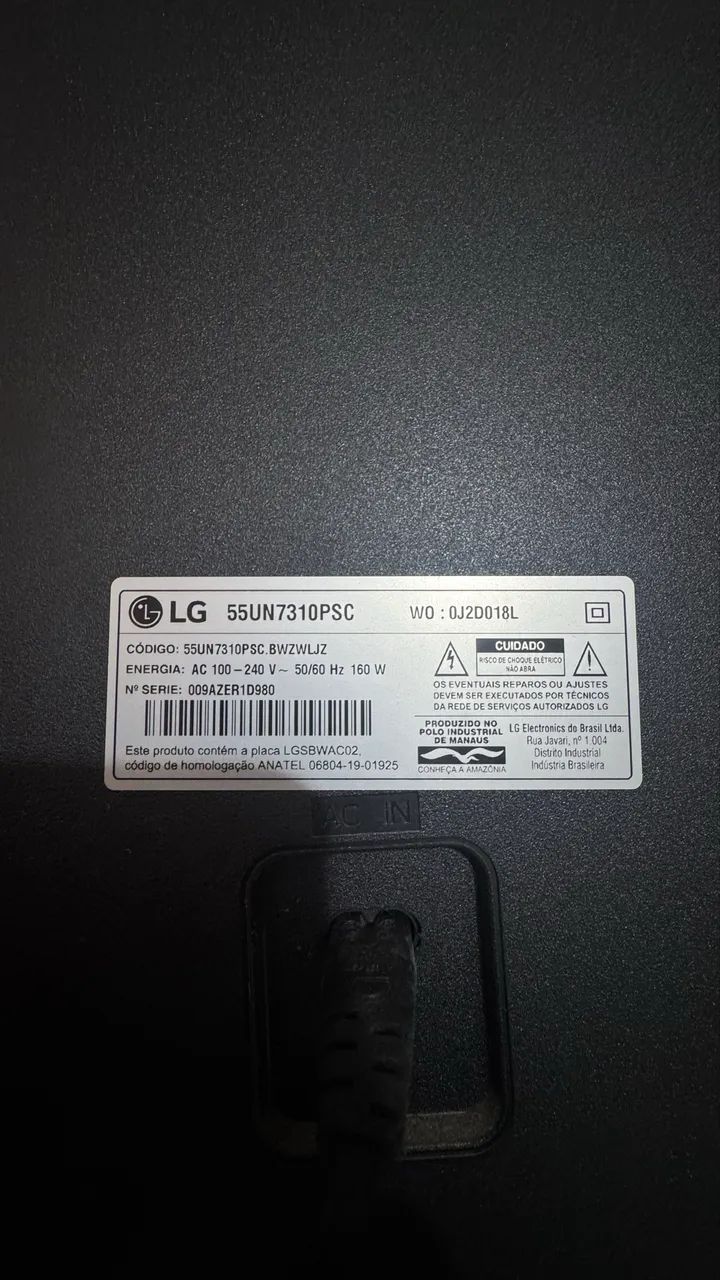 TV LG Smart 55? Tela quebrada. - Foto 2