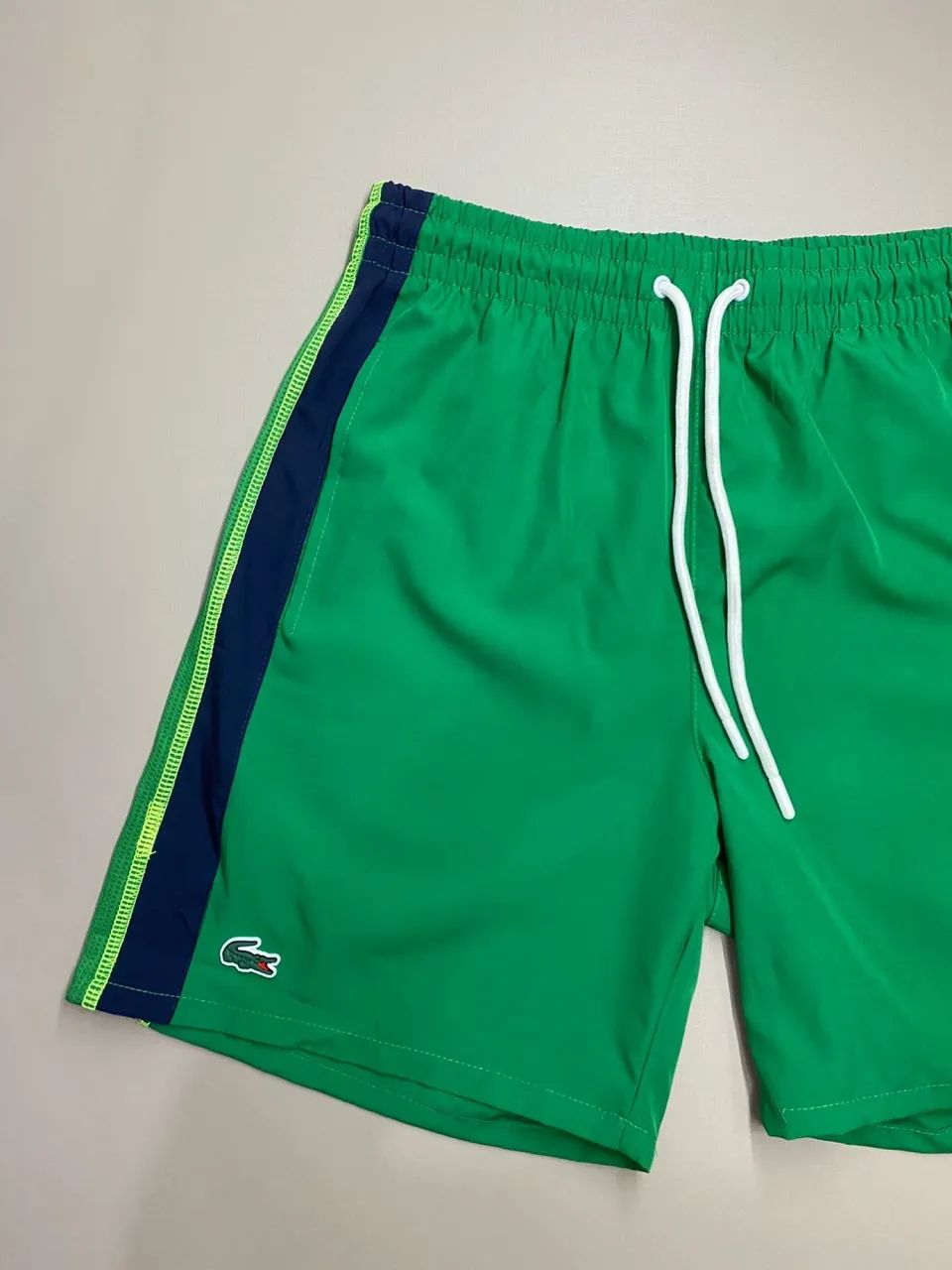 Bermuda Tactel Verde/Azul - Foto 3