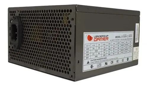 FONTE 500W ATX LEADERSHIP GAMER